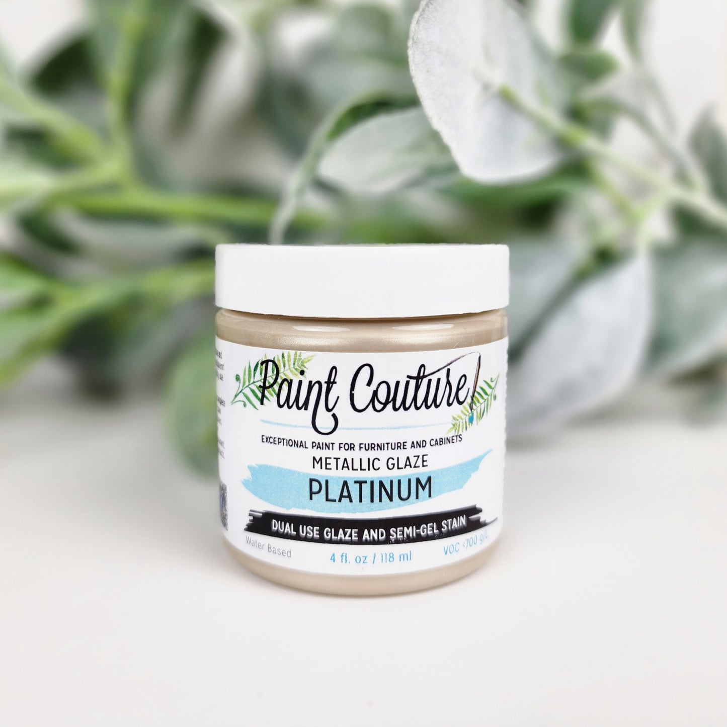 Platinum | Metallic Glaze | Paint Couture – 1 oz.