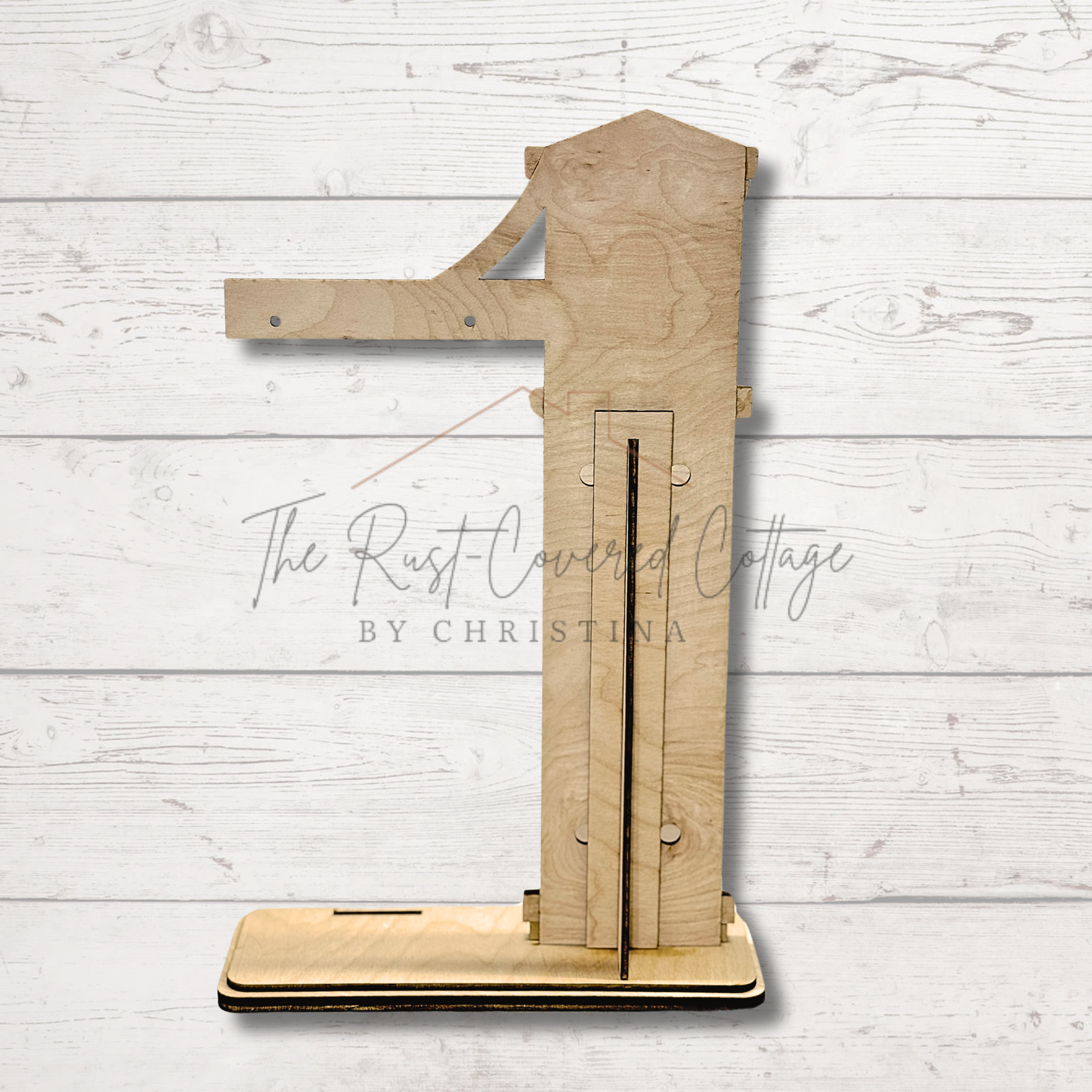 Sign Post Holder for Interchangeable Signs - DIY Laser Cut Kit