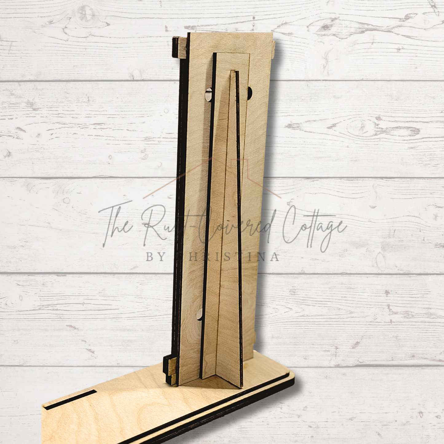 Sign Post Holder for Interchangeable Signs - DIY Laser Cut Kit