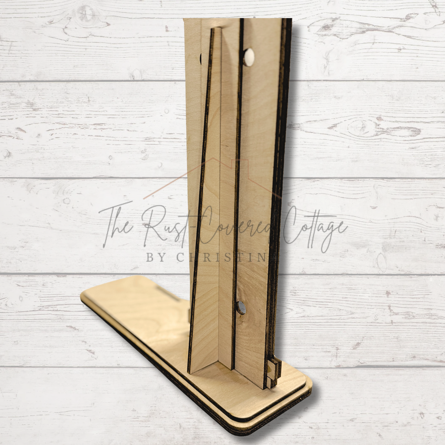 Sign Post Holder for Interchangeable Signs - DIY Laser Cut Kit