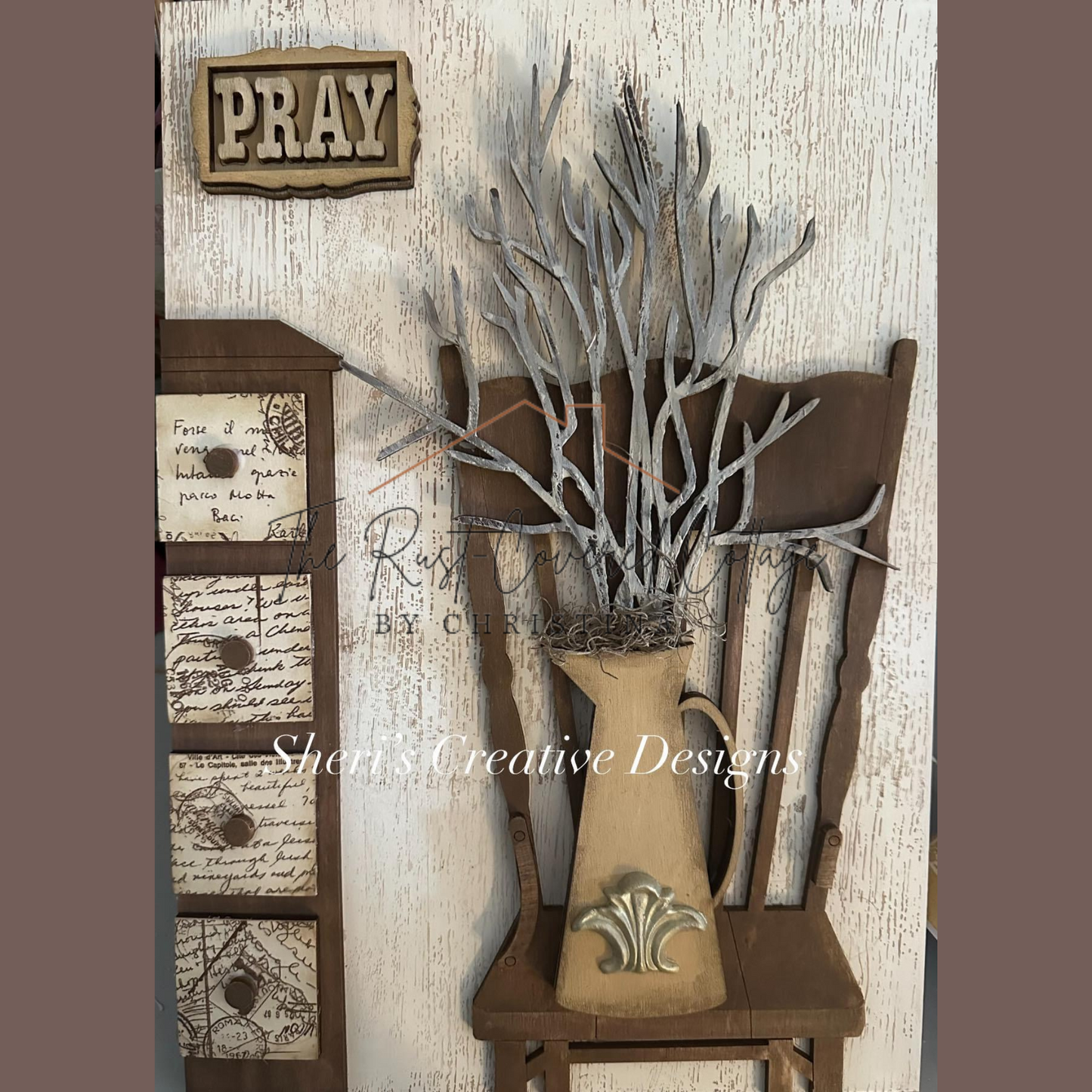 Primitive Chair | DIY Wood Kit | Laser Cut