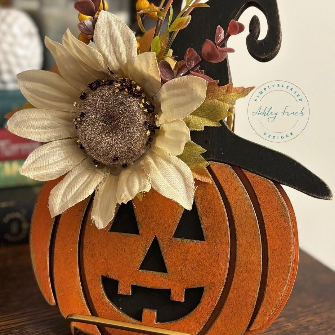 Pumpkin Wood Kit| Farmhouse Fall Decor| DIY Laser Cut
