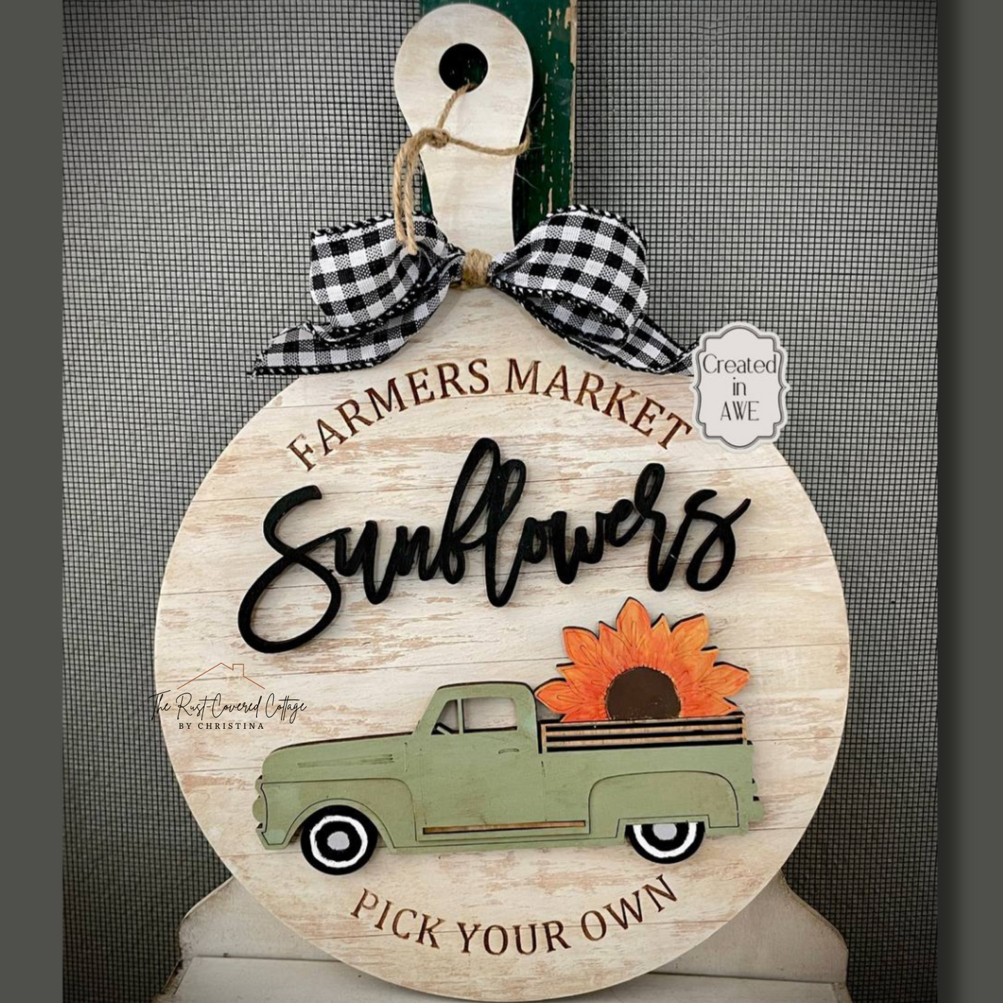 Pumpkin Patch Vintage Truck Bread Board – DIY Wood Kit