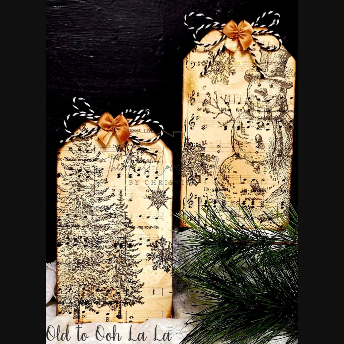 Wood Tags- set of 6| DIY Laser Cut