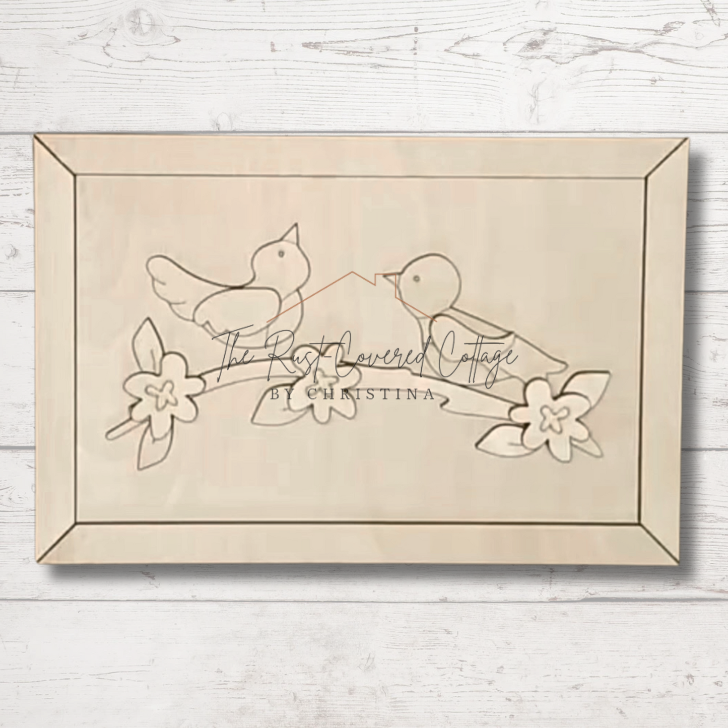 Spring Birds on a Branch | Layered DIY Wood Kit