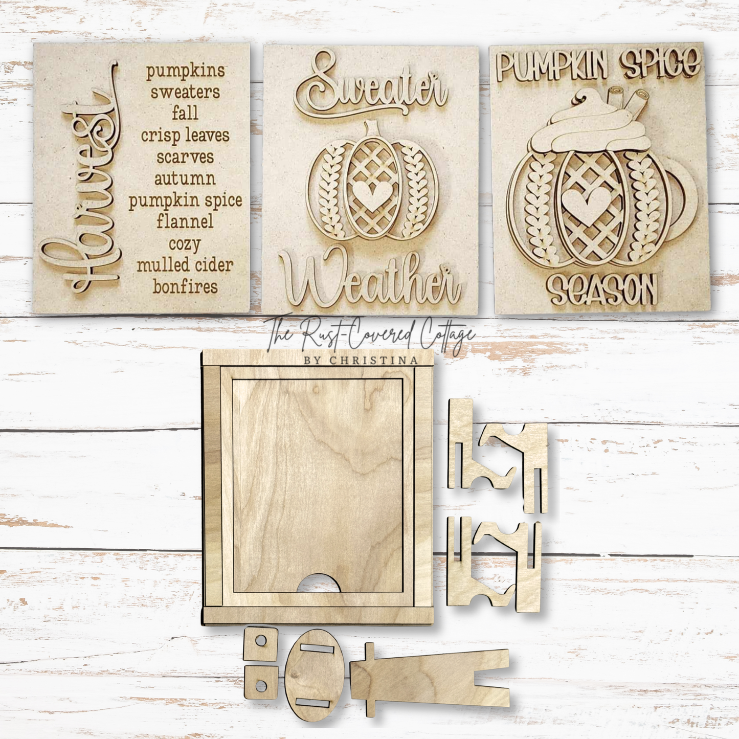 Sweater Weather Sign Trio