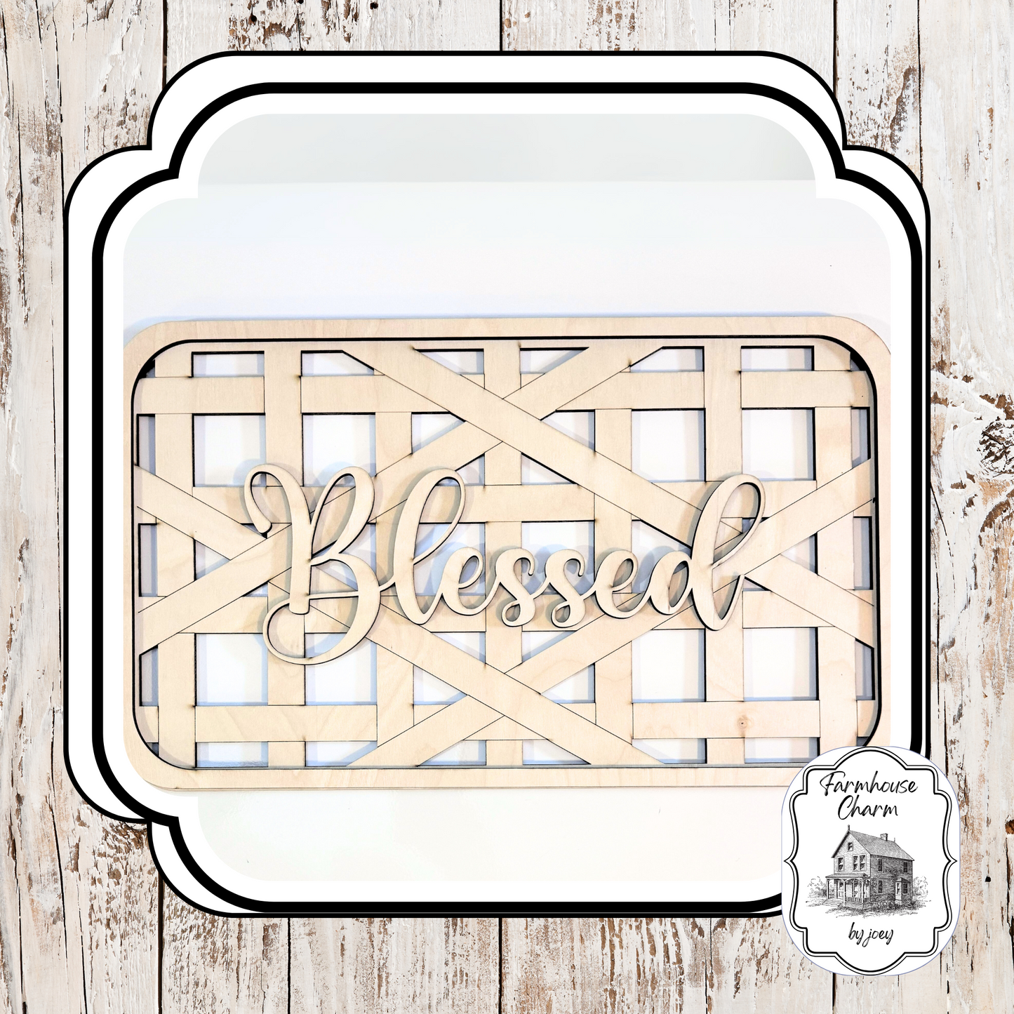 DIY Tobacco Basket with Interchangeable Words| Laser Cut Wood Kit