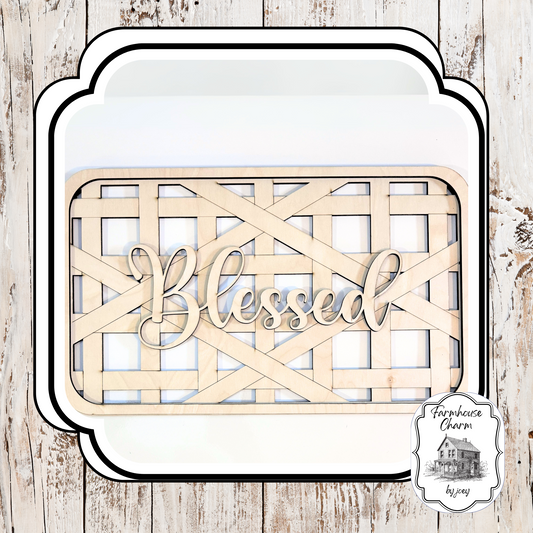 DIY Tobacco Basket with Interchangeable Words| Laser Cut Wood Kit