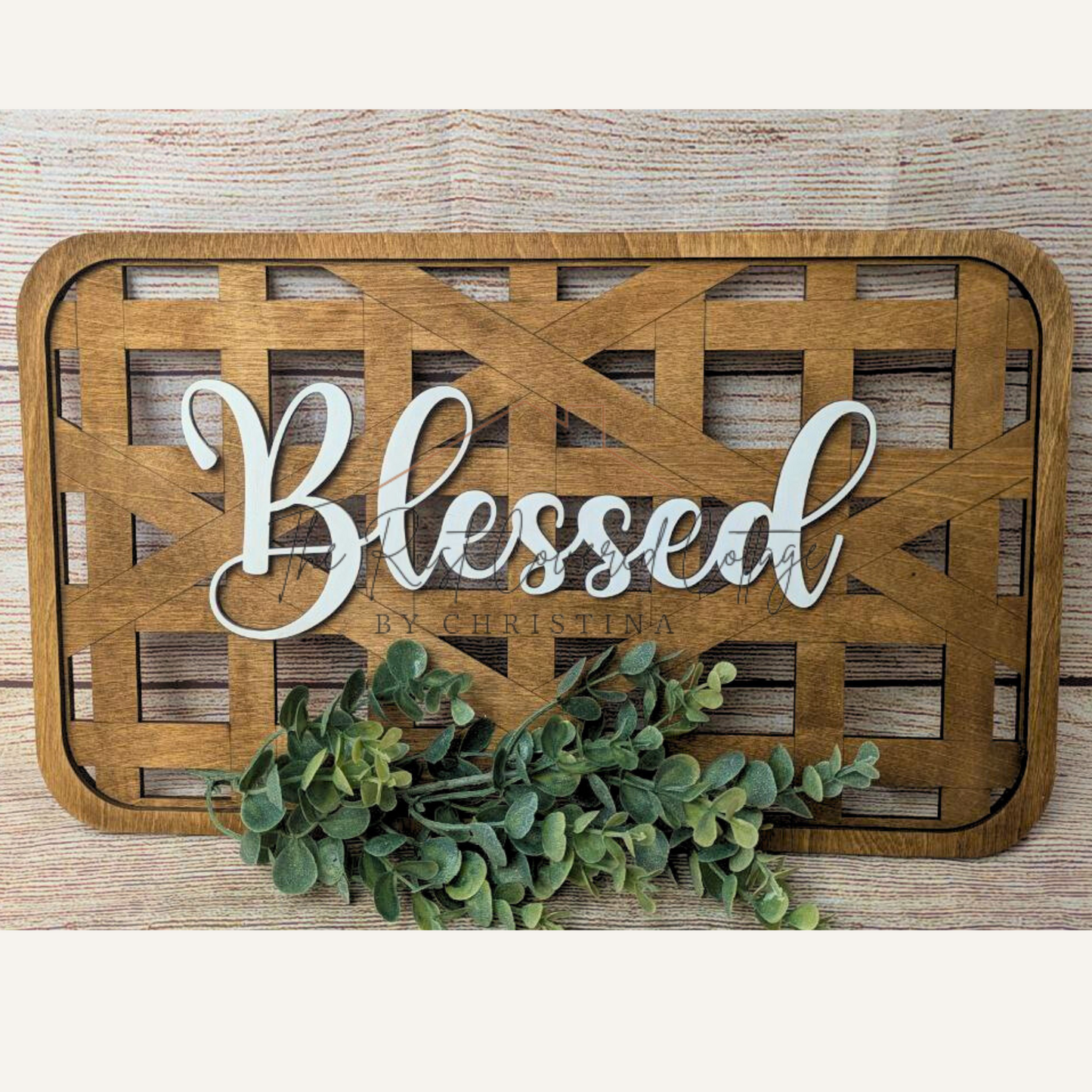 DIY Tobacco Basket with Interchangeable Words| Laser Cut Wood Kit