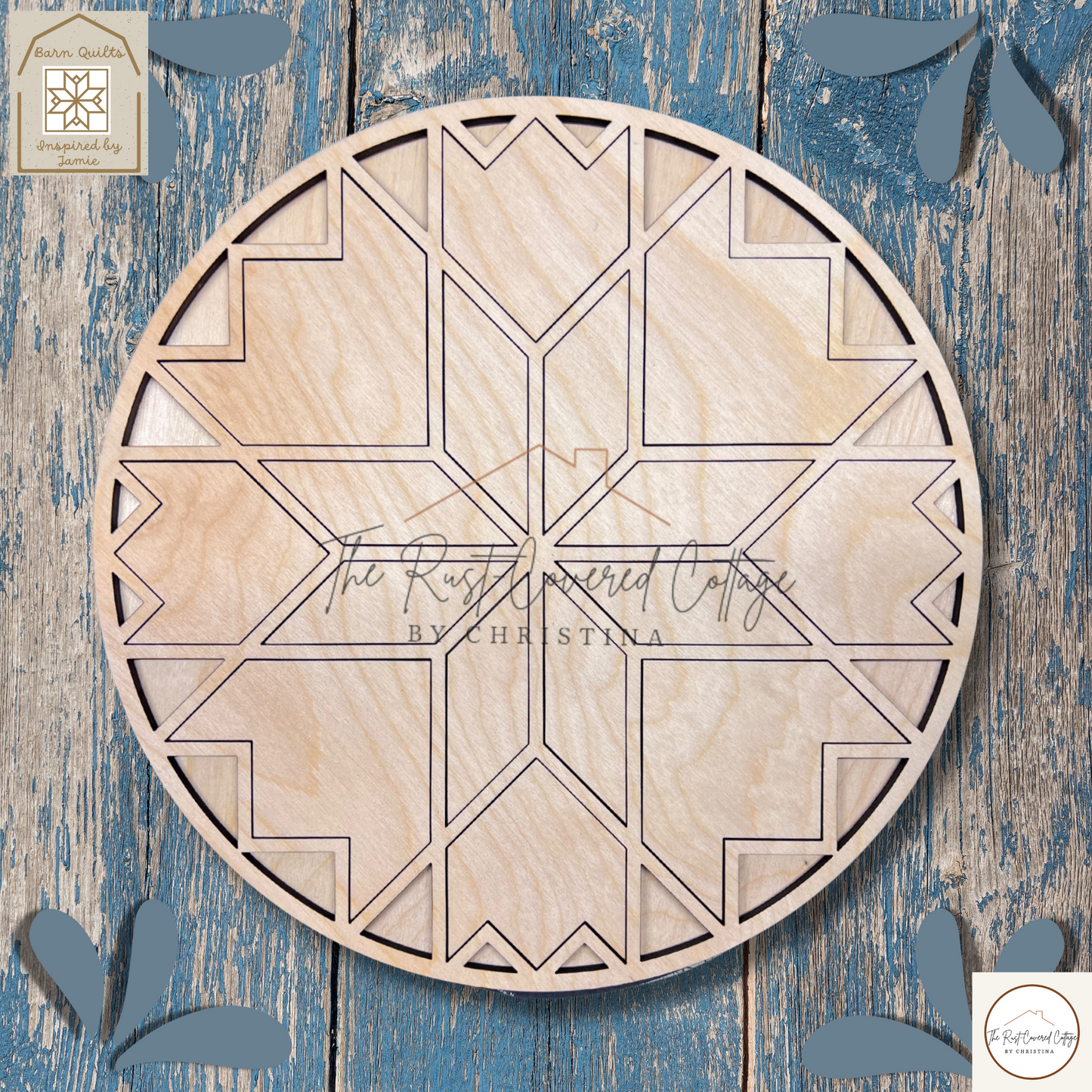Tulip Barn Quilt Sign - DIY Wood Kit