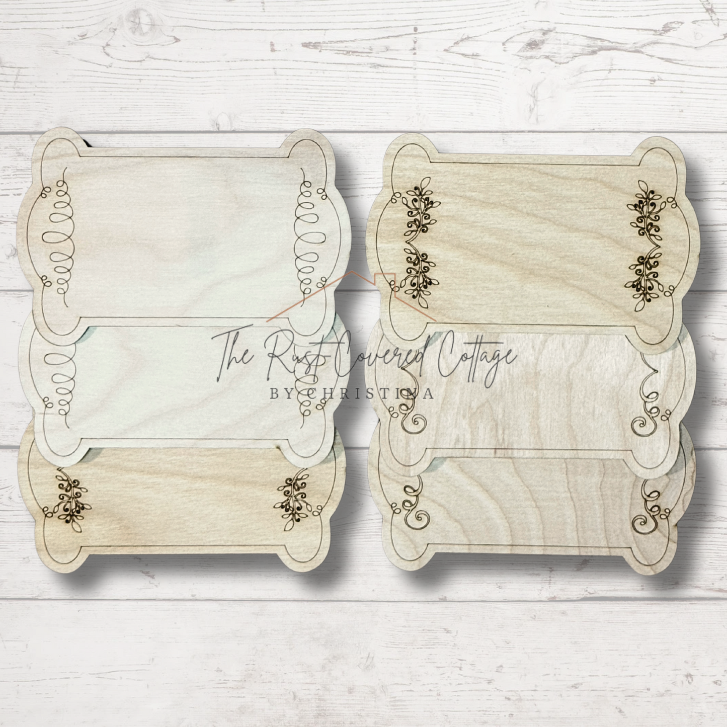 Laser Cut Ribbon & Twine Spool Holders – Set of 6