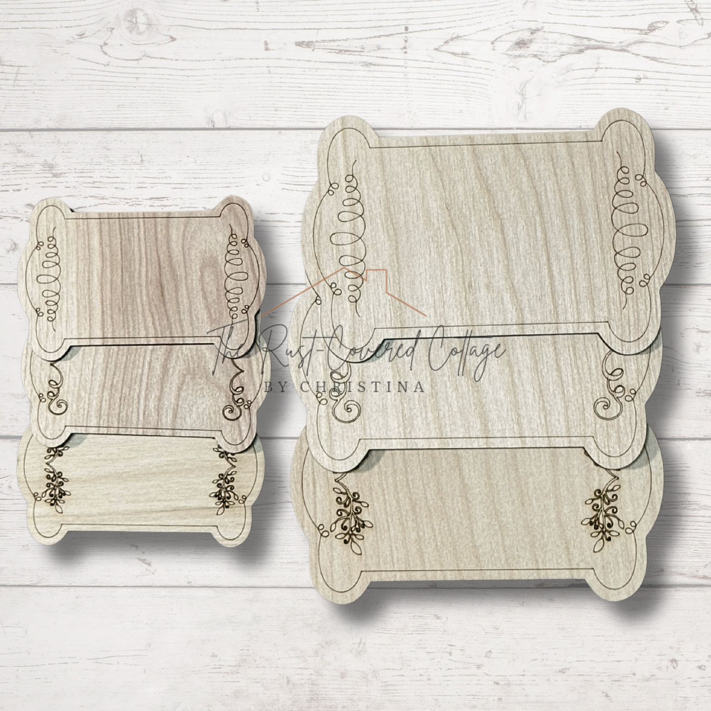 Laser Cut Ribbon & Twine Spool Holders – Set of 6