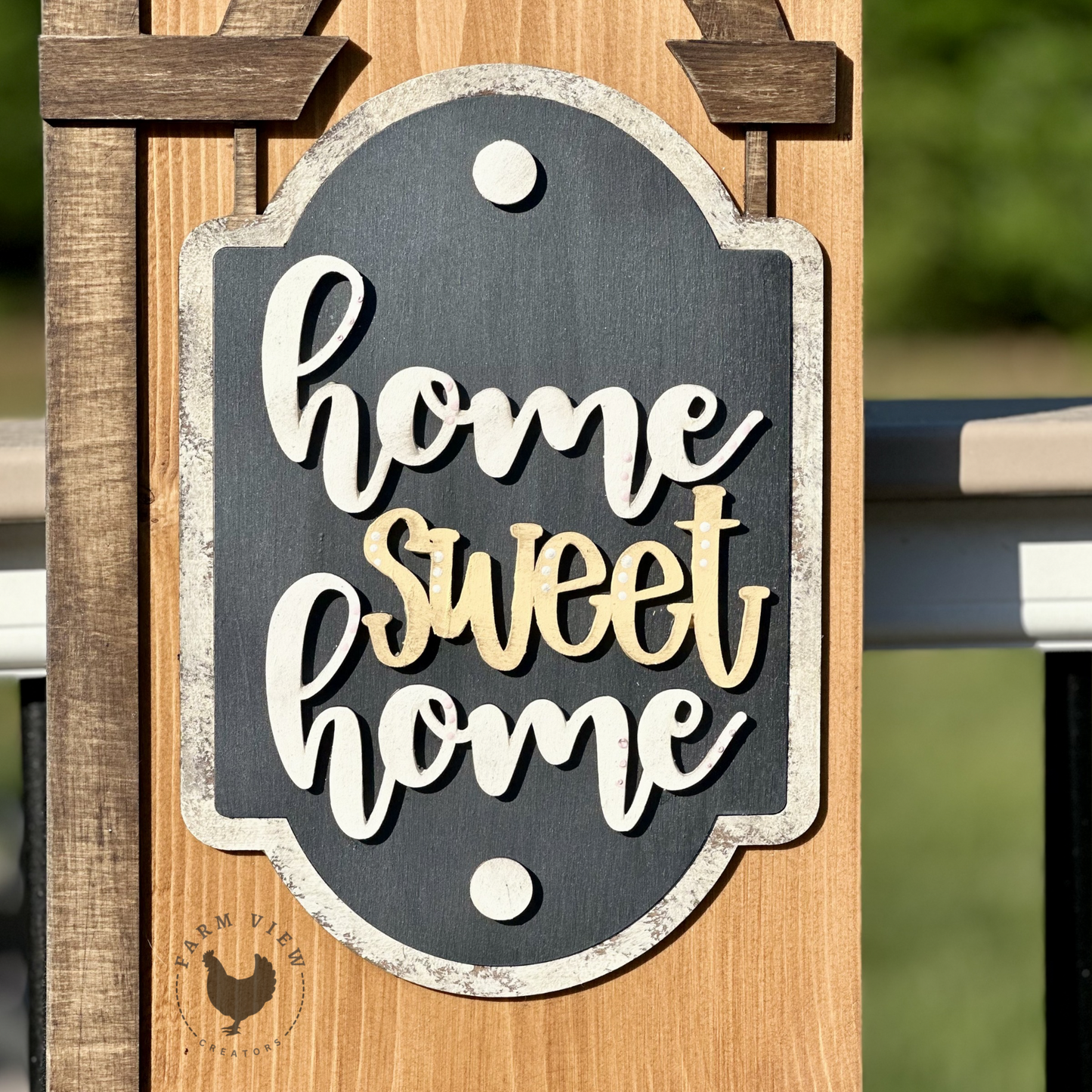 Home Sweet Home Bee Porch Leaner Insert