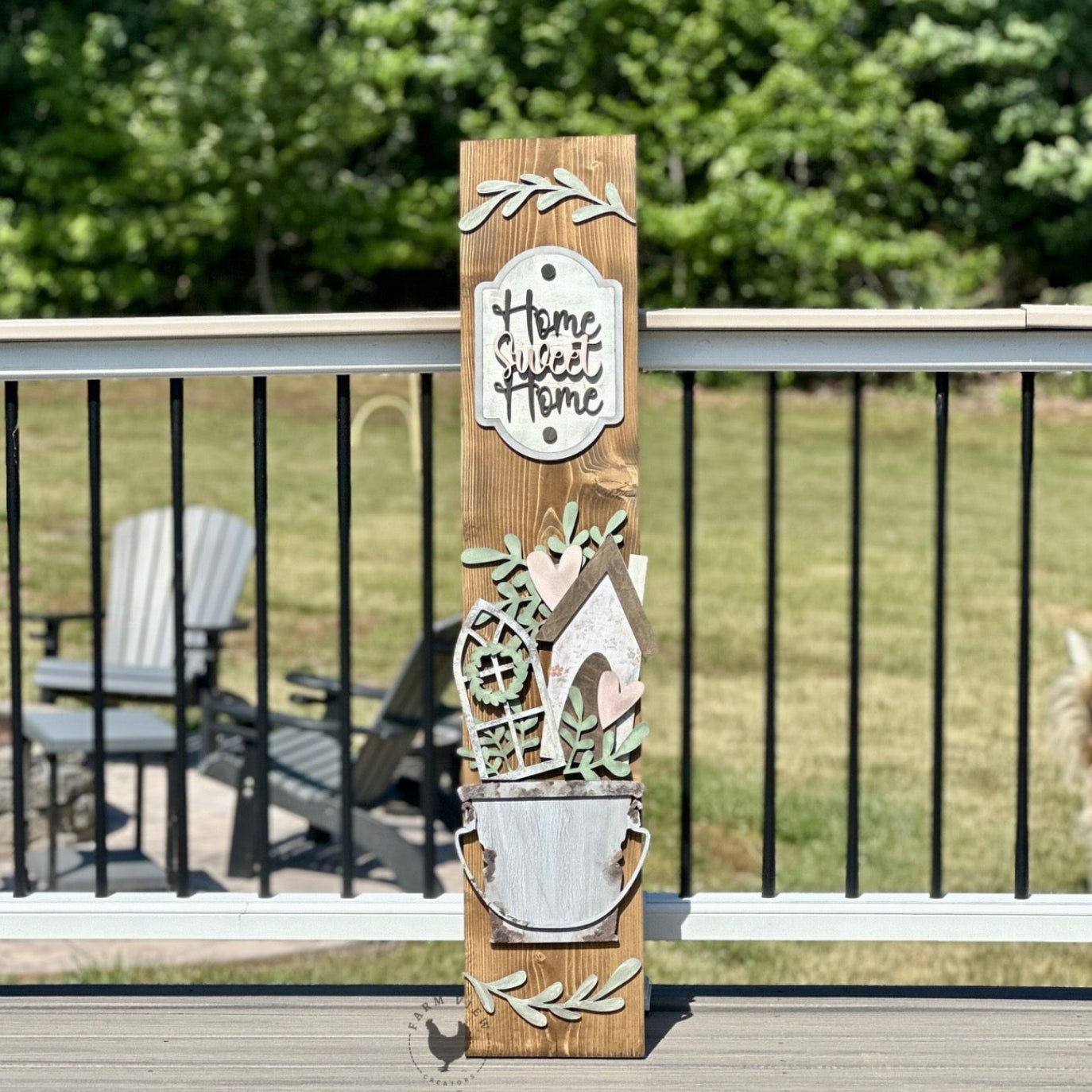 Bucket Porch Leaner Base