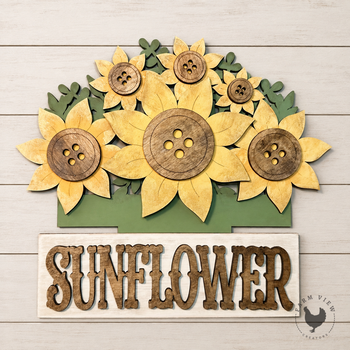 Sunflower Window Box Insert
