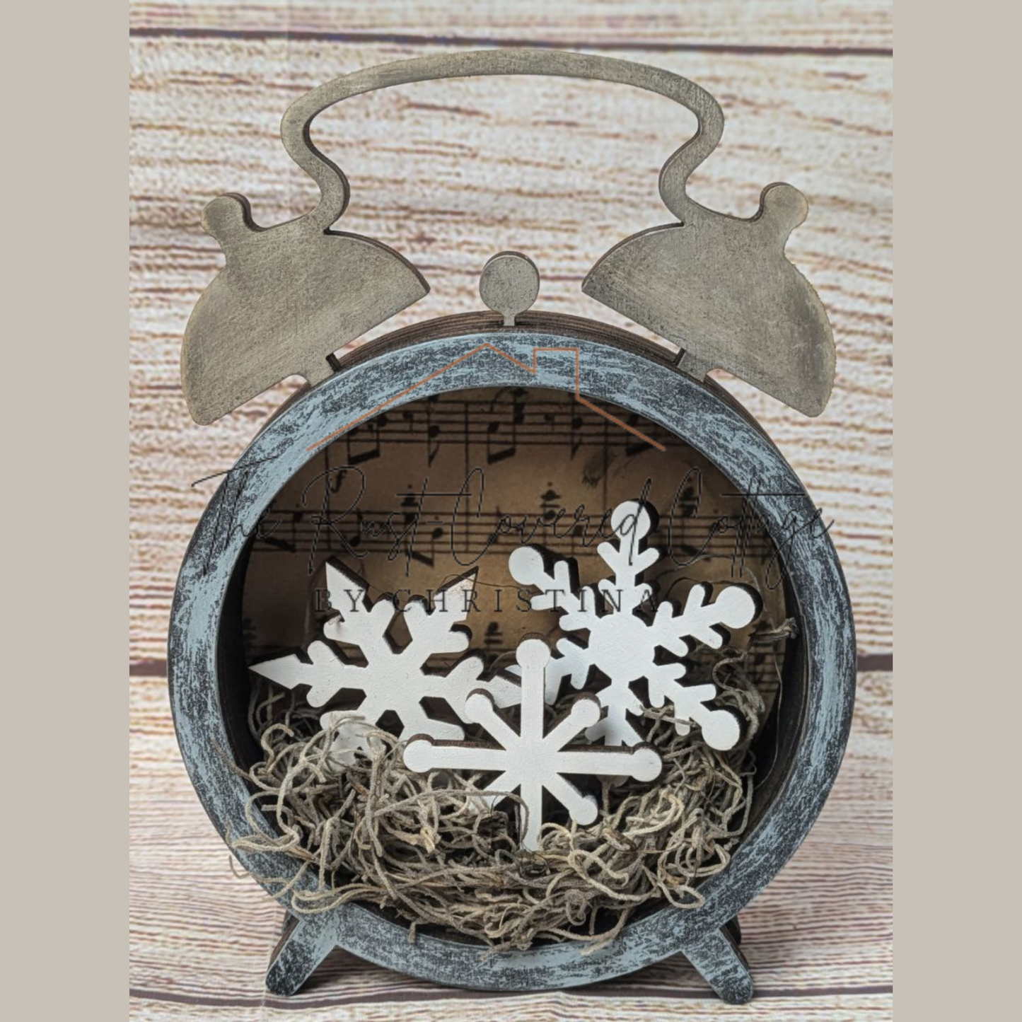 Vintage Clock| DIY Wood Kit | Laser-Cut