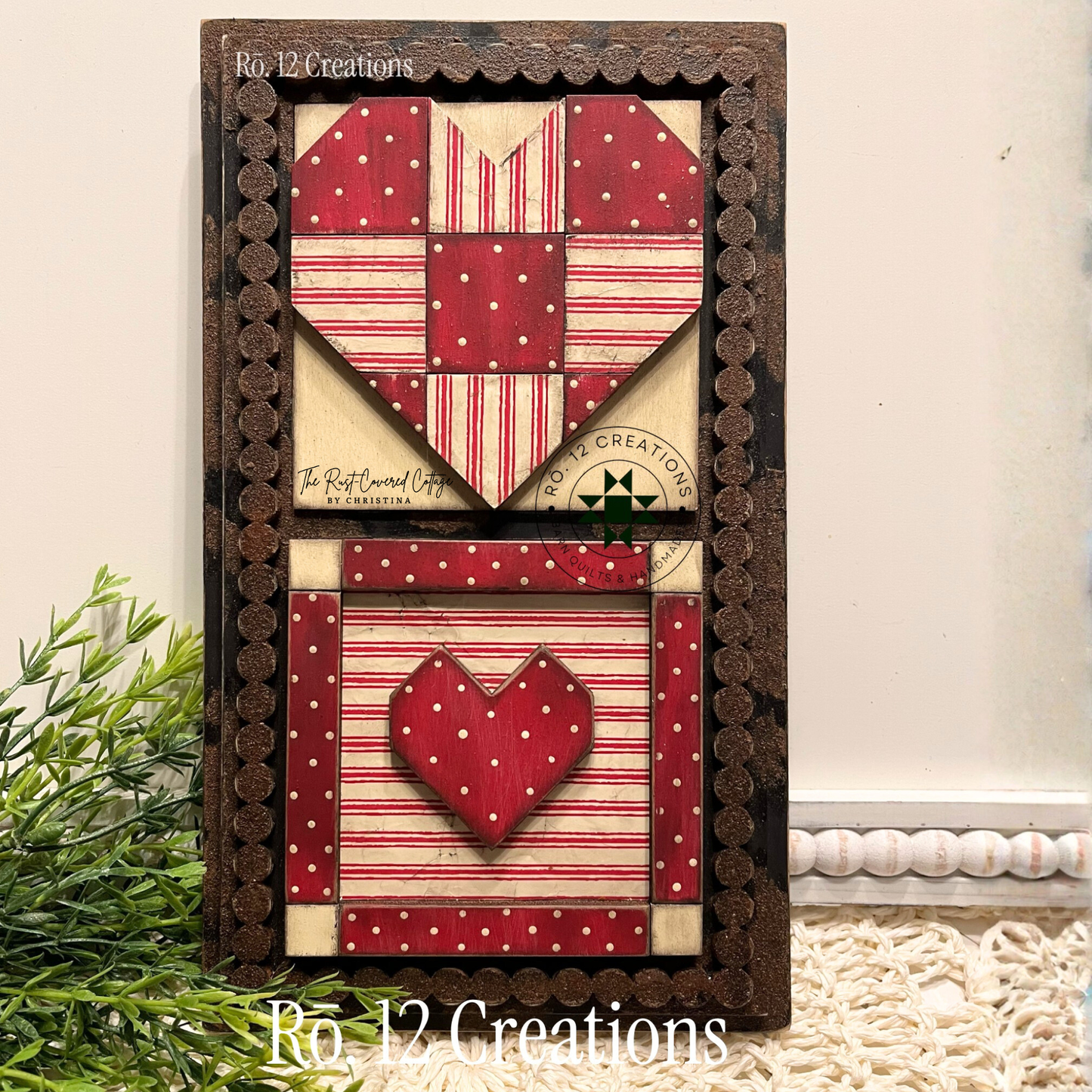 Valentine Mini Quilt Blocks – DIY Wood Kit