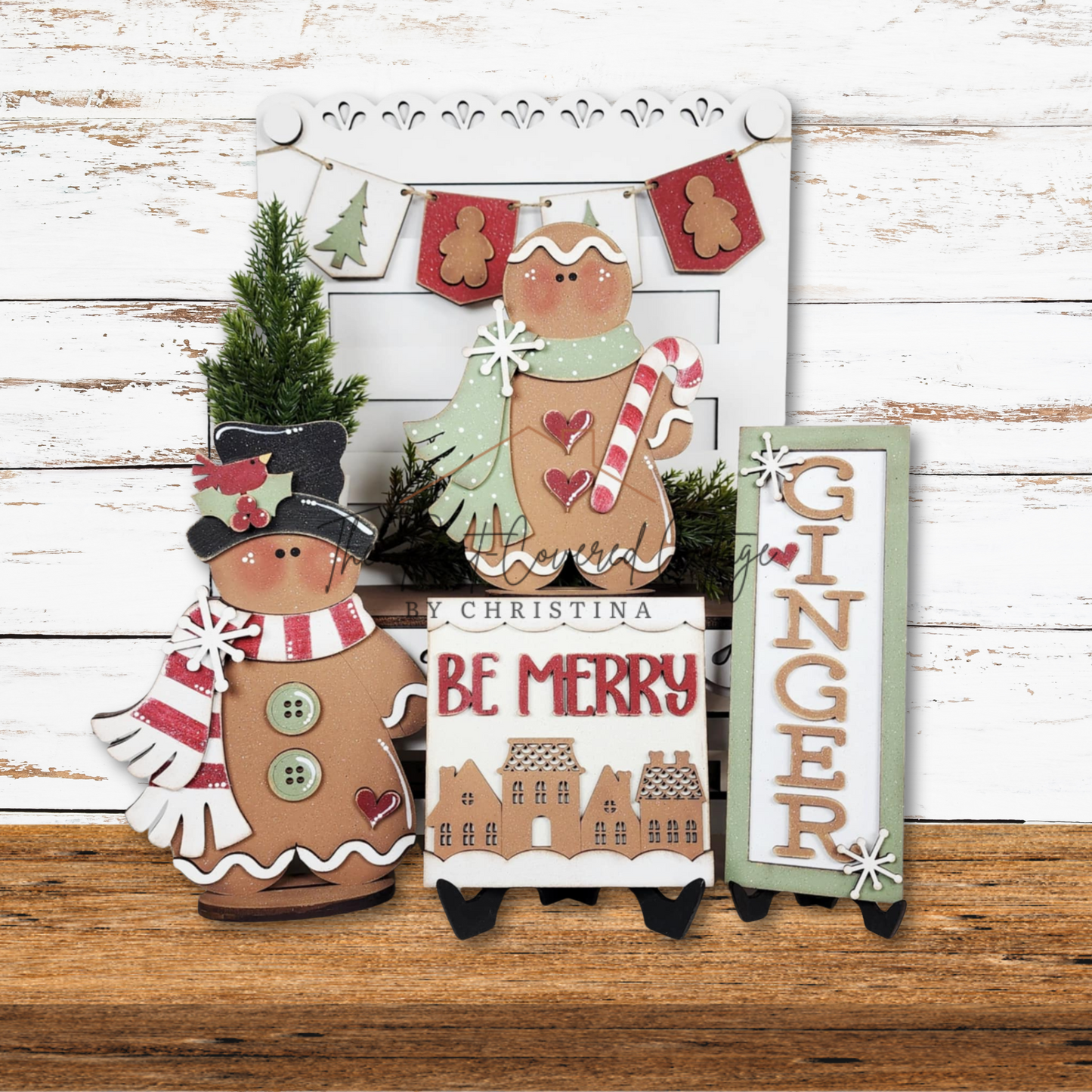 Victorian Gingerbread Decor Set – DIY Wood Kit