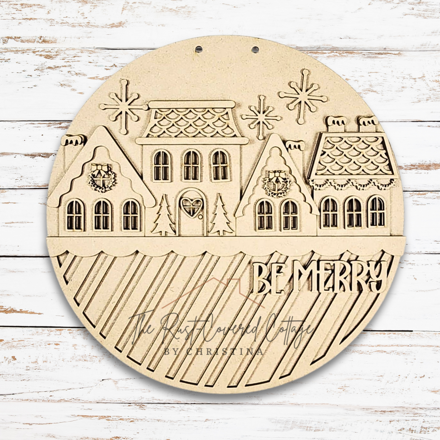 Victorian Gingerbread Door Hanger – DIY Wood Kit