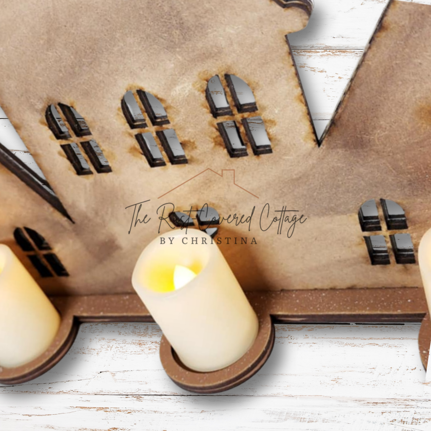 Victorian Gingerbread Votive Holder – Set of 2 | DIY Wood Kits