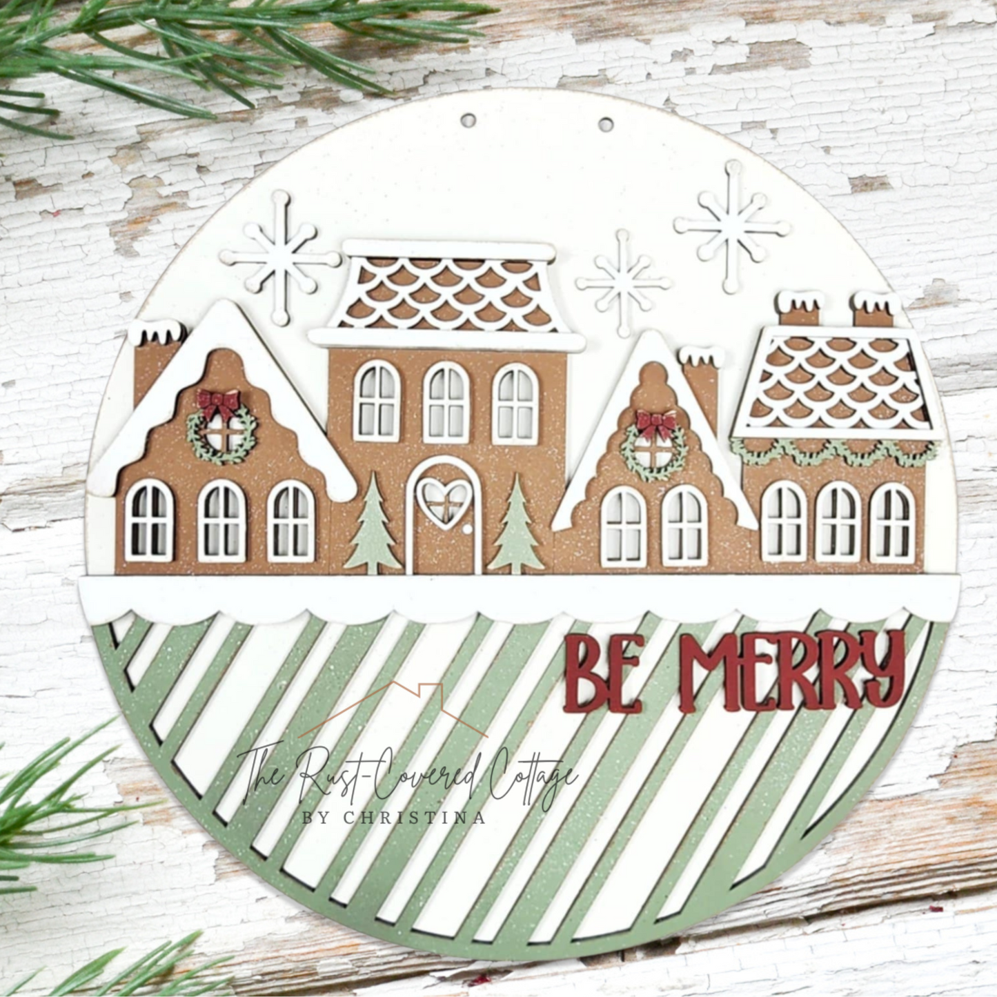Victorian Gingerbread Door Hanger – DIY Wood Kit