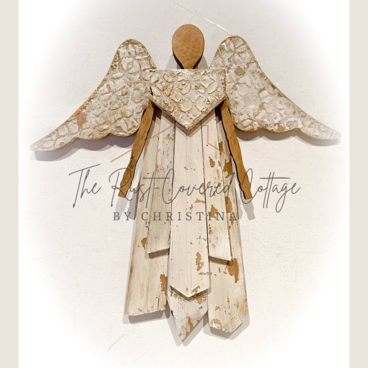 Vintage Wainscot Angel| DIY Wood Kit| Laser Cut