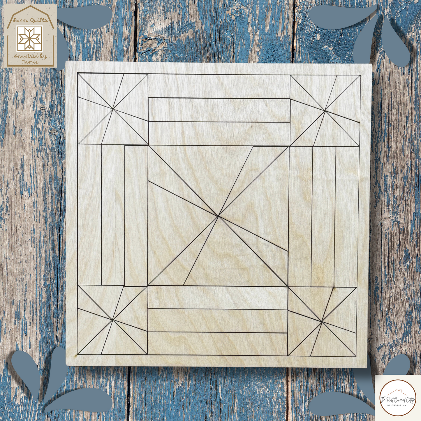 Virginia Reel Quilt Block | Barn Quilts Inspired by Jamie