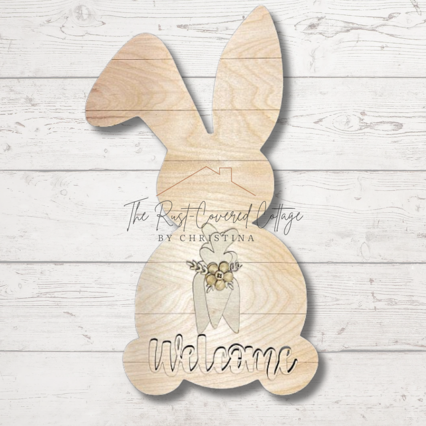 Welcome Bunny Door Hanger | DIY | Easter Decor