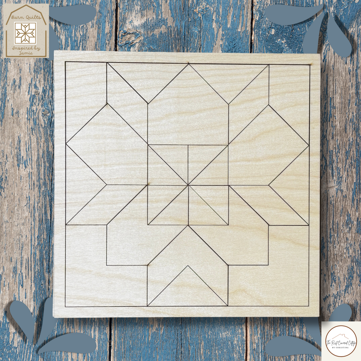 Wildflower Quilt Block | Barn Quilts Inspired by Jamie