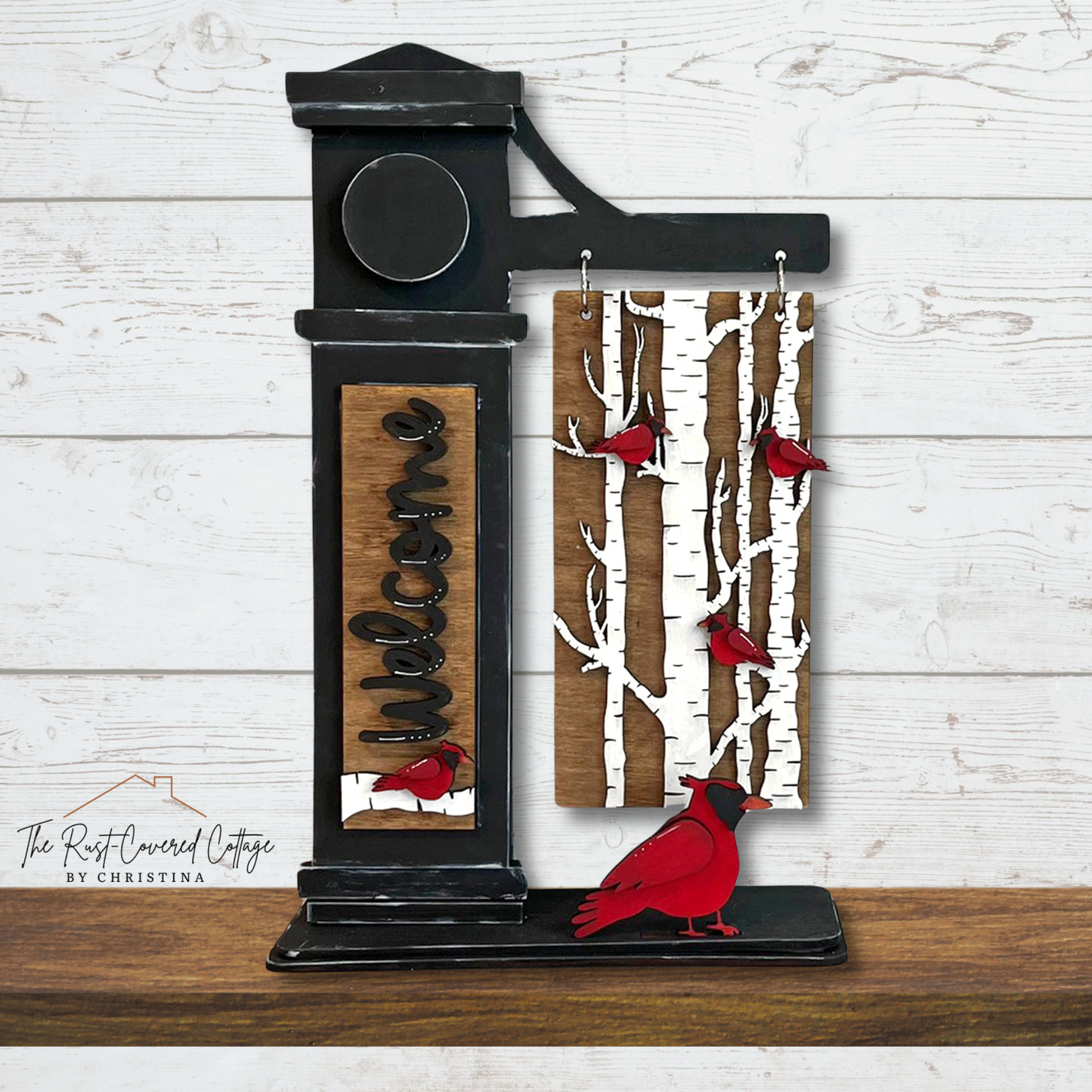 Winter Cardinal | Interchangeable Sign