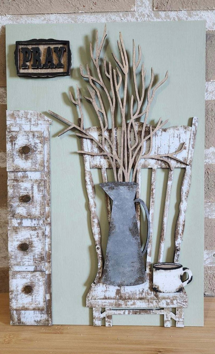 Primitive Chair | DIY Wood Kit | Laser Cut
