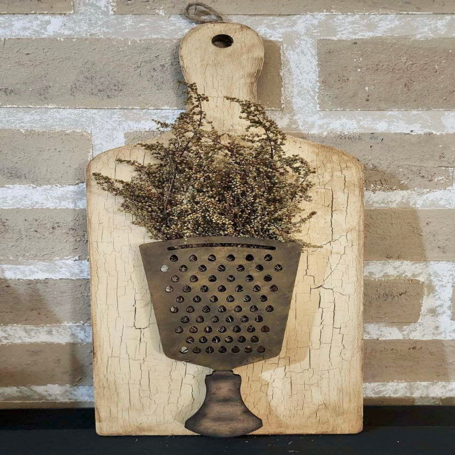 DIY Wooden Colander & Graters - Rustic Kitchen Decor Set (1/4'' Birch, 9'' Tall)