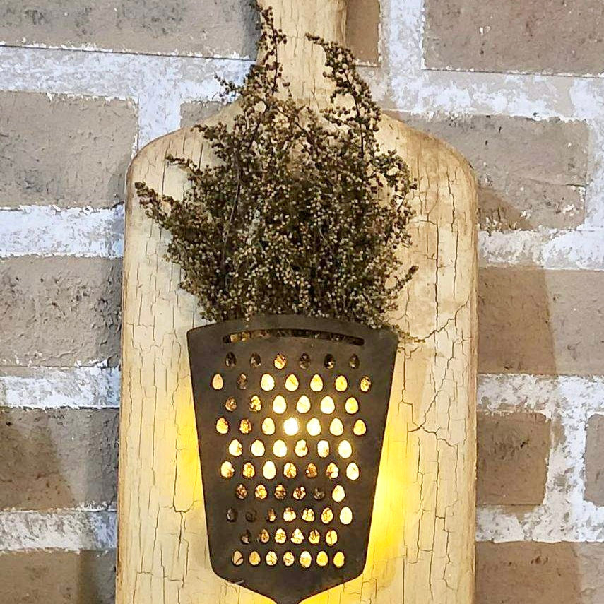 DIY Wooden Colander & Graters - Rustic Kitchen Decor Set (1/4'' Birch, 9'' Tall)
