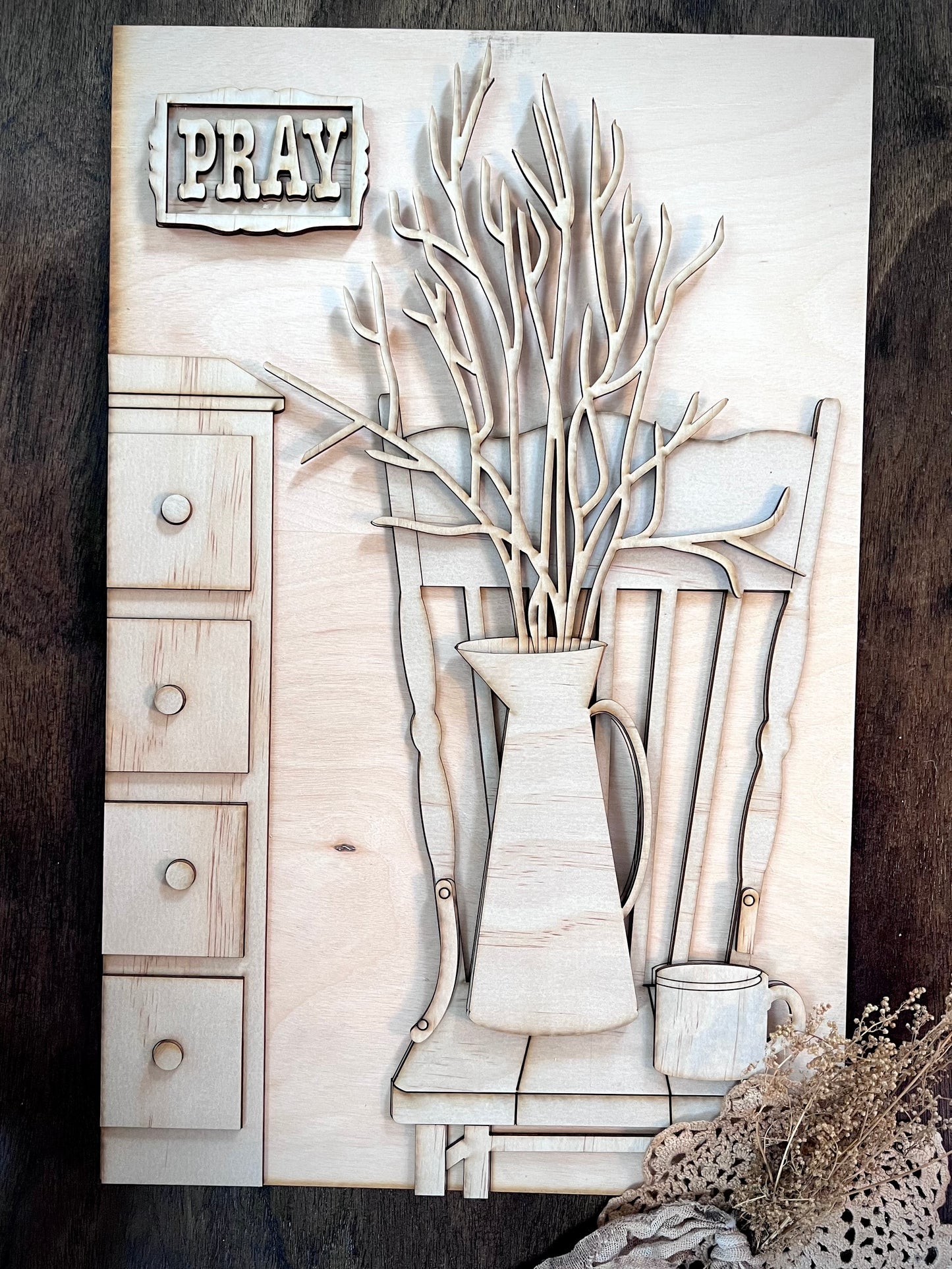Primitive Chair | DIY Wood Kit | Laser Cut
