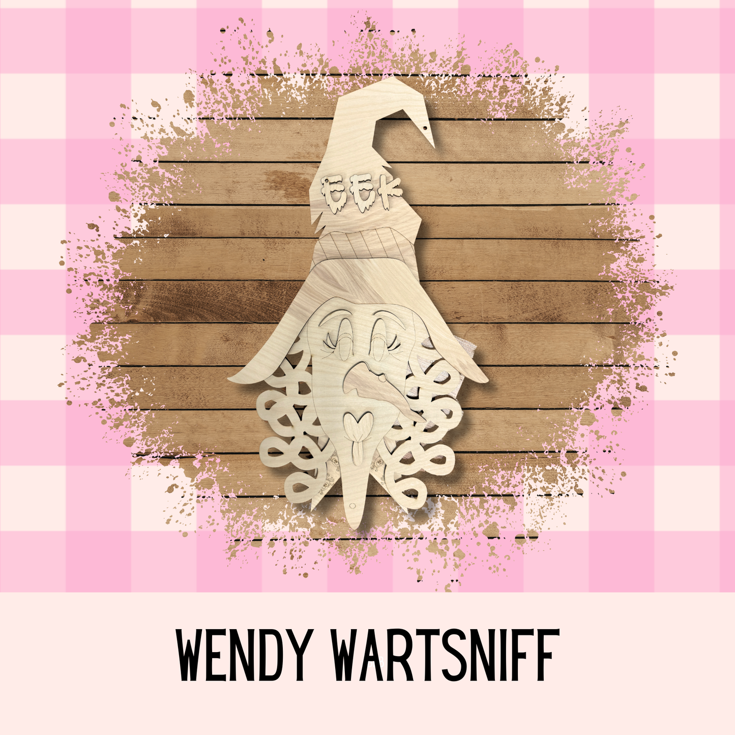 Wendy Wartsniff| DIY Wood Kit| Halloween