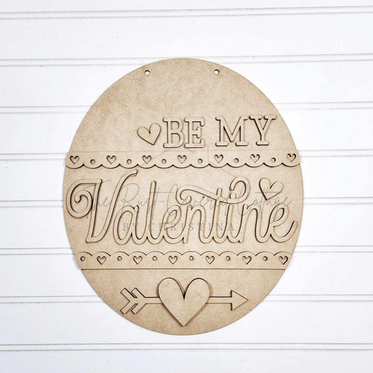 Be My Valentine Wood Hanger Kit | DIY Wood Kit