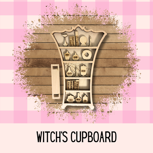 Witch's Cupboard| DIY Wood Kit| Halloween