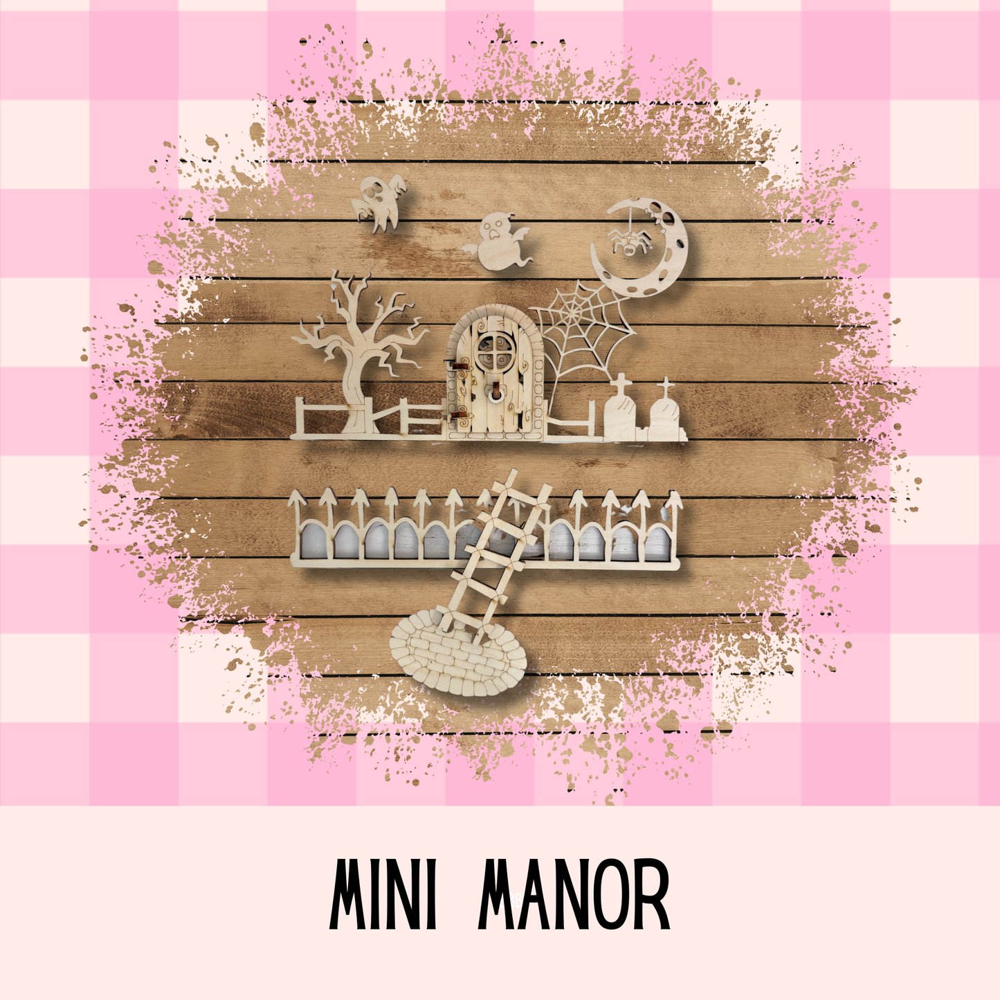 Mini Manor| Halloween| Wood Kit