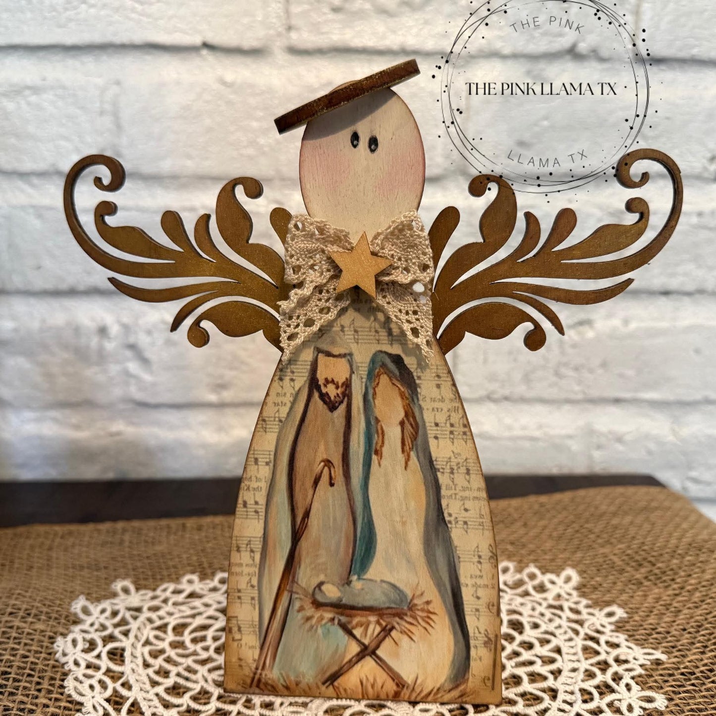 Whimsical Angel | DIY Layered Wood Kit (8")