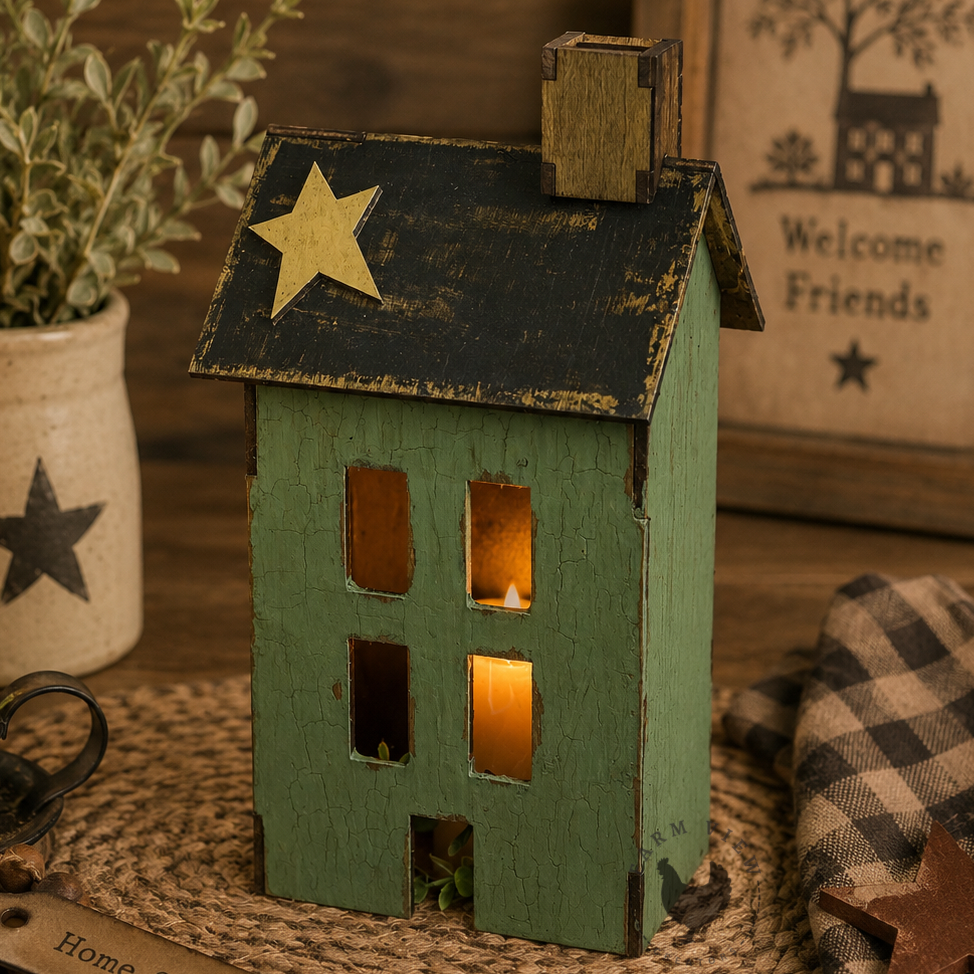 Primitive Saltbox House
