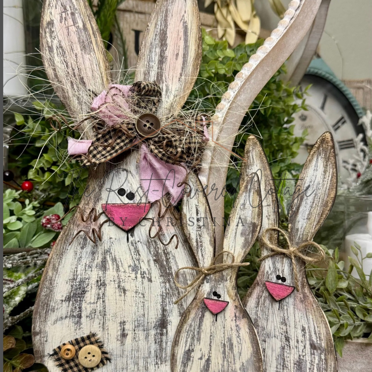 3 Little Bunnies | Laser Cut Wood Kit