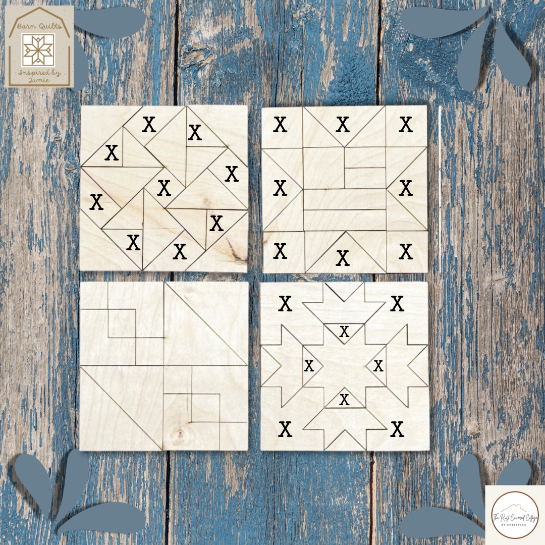 Americana Minis- Barn Quilt DIY Wood Kit