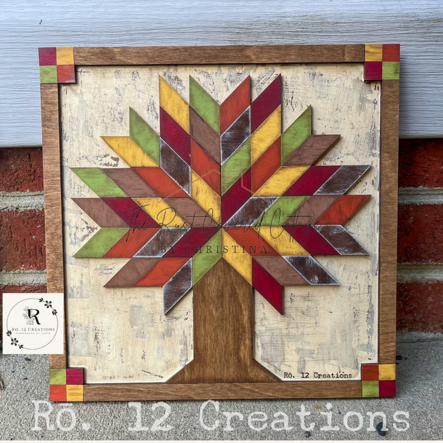 Autumn Tree Quilt Block| DIY Kit| Fall