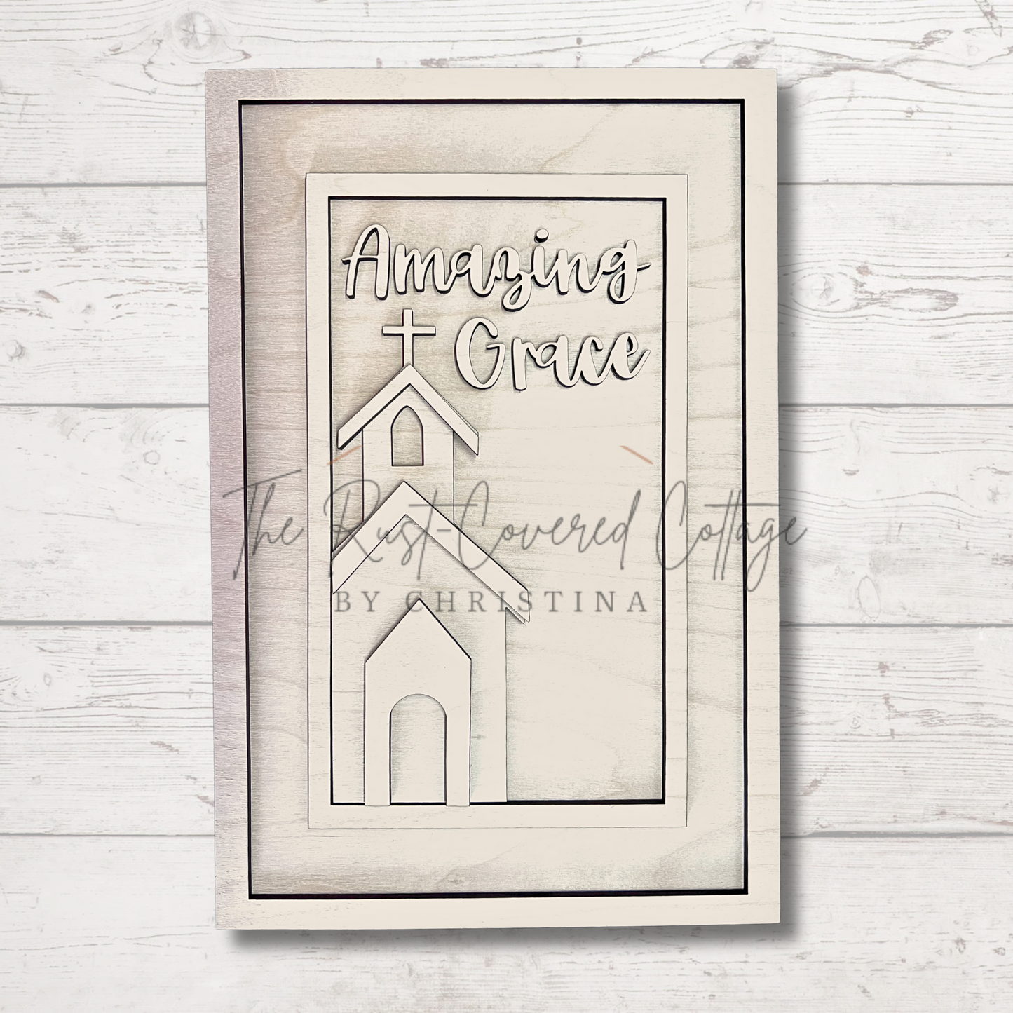 Amazing Grace Church Sign | DIY Home Decor Kit