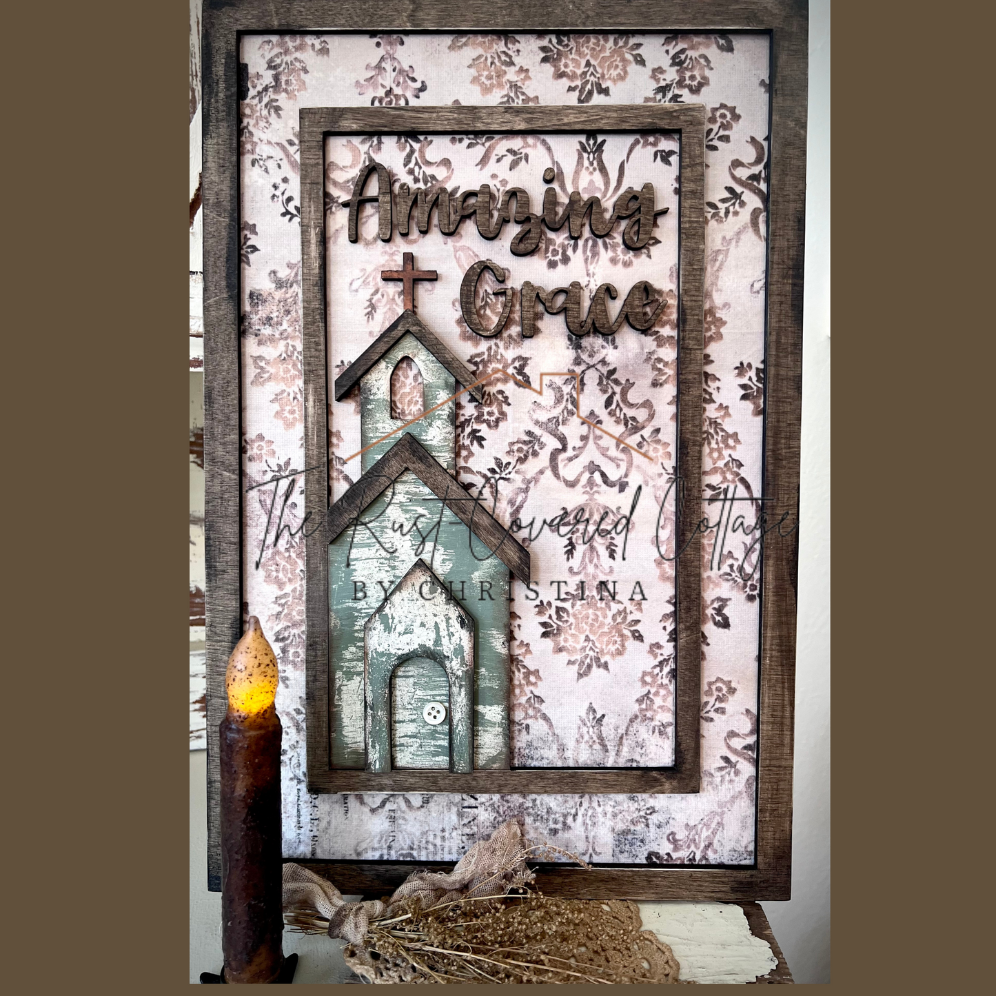 Amazing Grace Church Sign | DIY Home Decor Kit