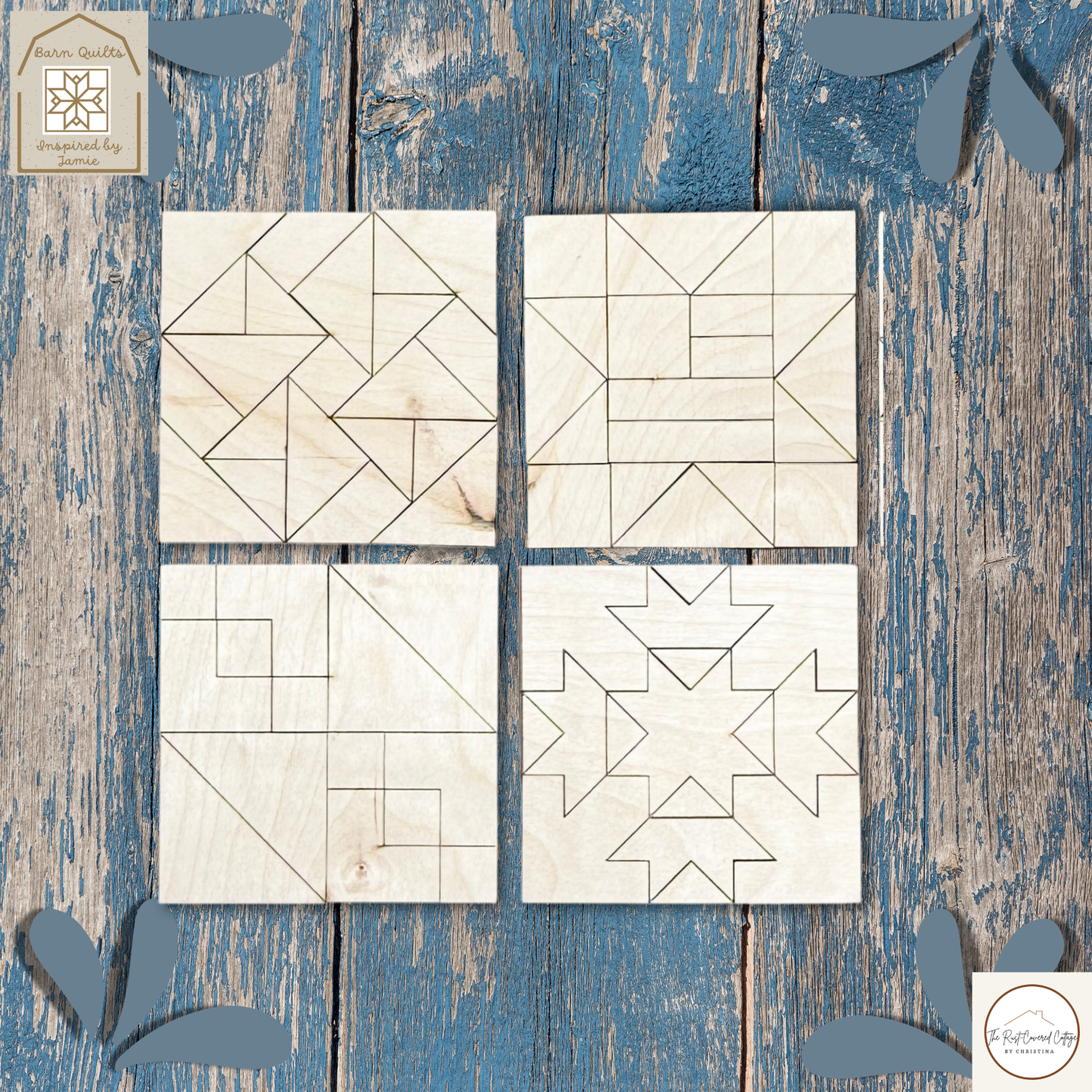 Americana Minis- Barn Quilt DIY Wood Kit
