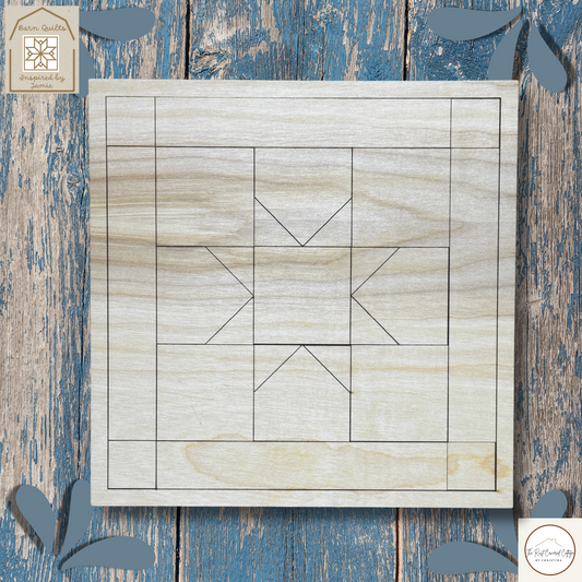 Americana Patches & Star Quilt Block – Barn Quilts Inspired by Jamie