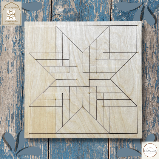 Americana Star Quilt Block | Barn Quilts Inspired by Jamie
