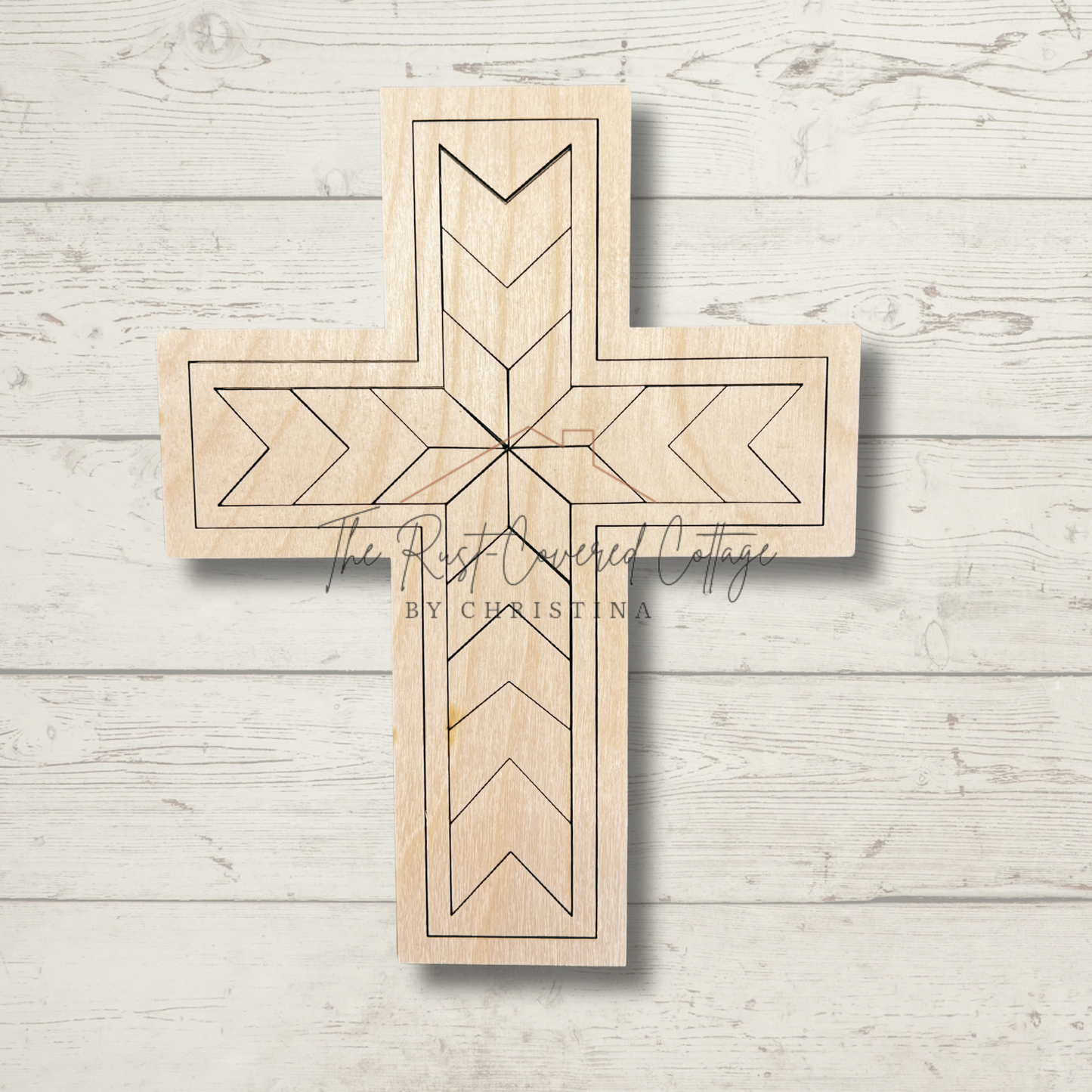 Barn Quilt Cross | Laser | Wood Kit