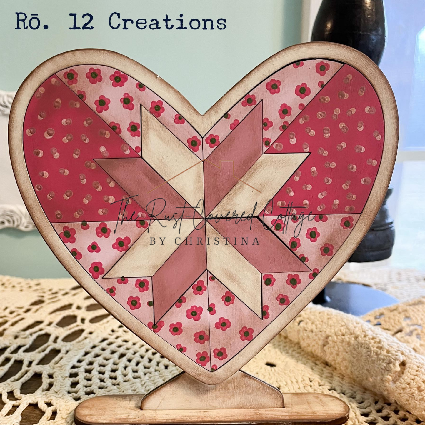 Barn Quilt Heart | DIY Wood Kit | Holiday